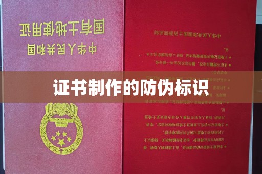 兰山证书制作的防伪标识