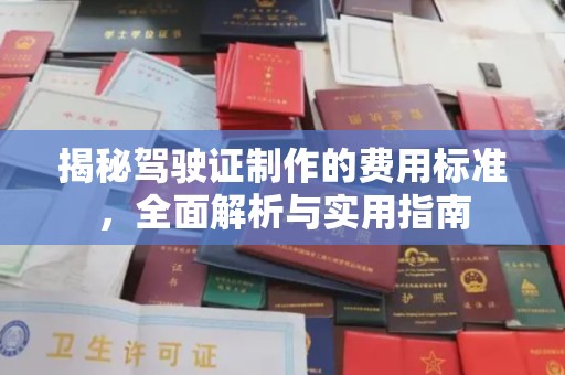 兰山揭秘驾驶证制作的费用标准，全面解析与实用指南