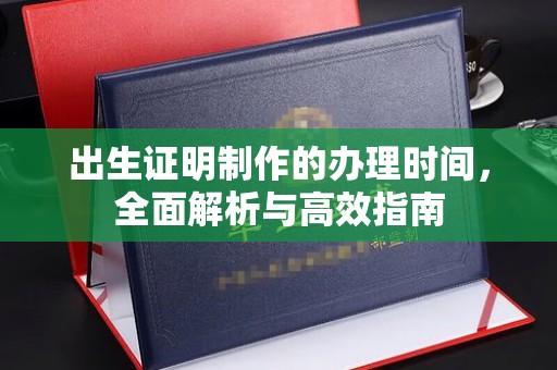 兰山出生证明制作的办理时间，全面解析与高效指南