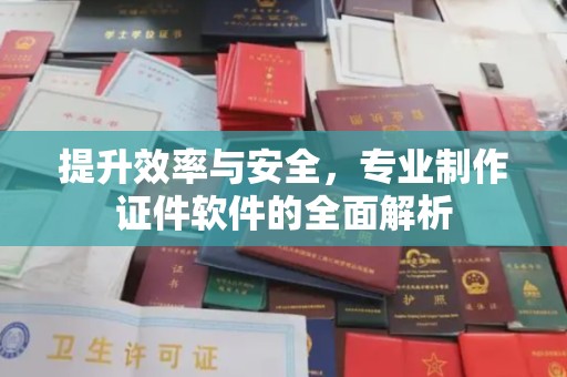 兰山提升效率与安全，专业制作证件软件的全面解析