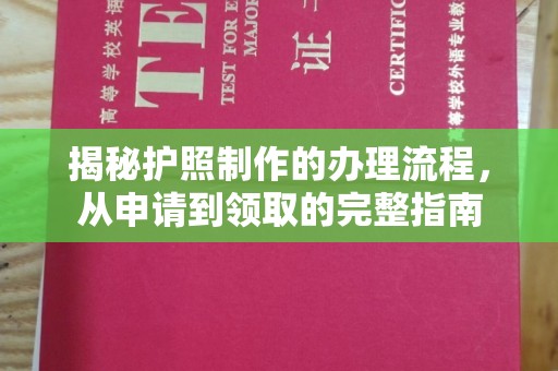 兰山揭秘护照制作的办理流程，从申请到领取的完整指南