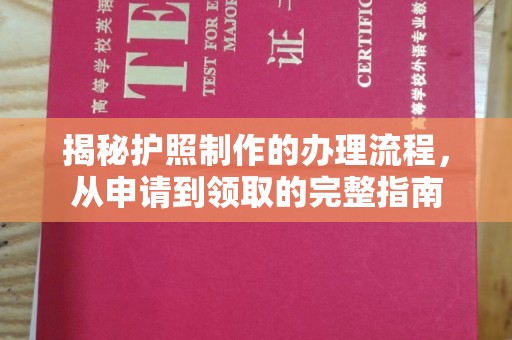 兰山揭秘护照制作的办理流程，从申请到领取的完整指南