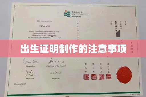 兰山出生证明制作的注意事项