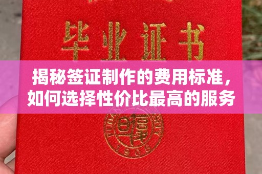 兰山揭秘签证制作的费用标准，如何选择性价比最高的服务？