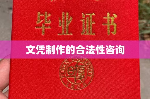 兰山文凭制作的合法性咨询