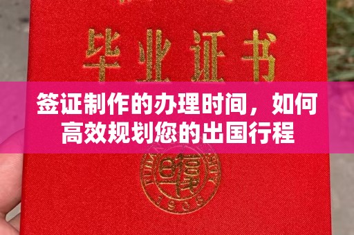 兰山签证制作的办理时间，如何高效规划您的出国行程