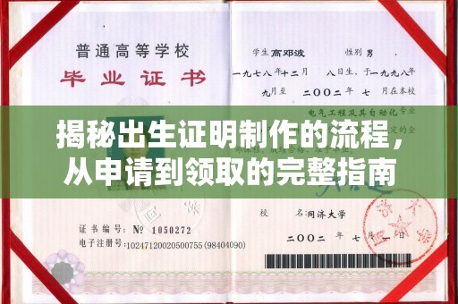 兰山揭秘出生证明制作的流程，从申请到领取的完整指南